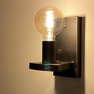 Dizajnová nástenná lampa - moderné kované svietidlo  (SI2002)