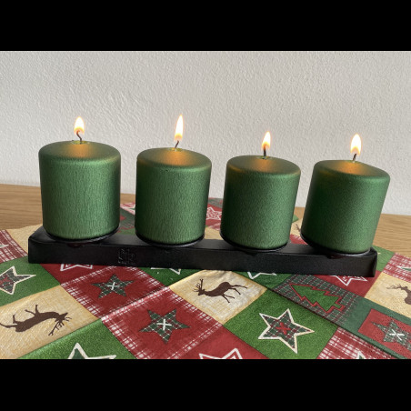 Adventný kovaný svietnik - vianočná dekorácia (SV/28)