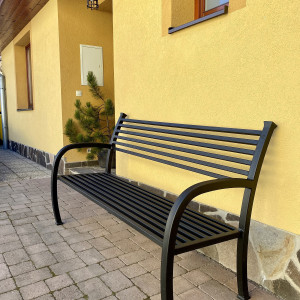 Banc en fer forgé - meuble de jardin (SL-02)