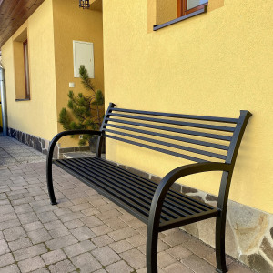 Záhradná lavička - kovaný nábytok (SL-02)