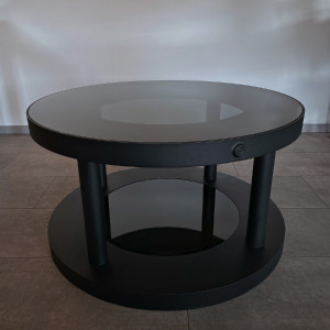Moderný dizajnový stôl - kovaný nábytok (NBK-59)