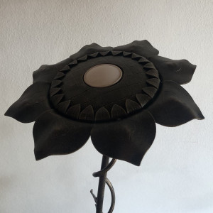 A design wrought iron lamp  - Sunflower