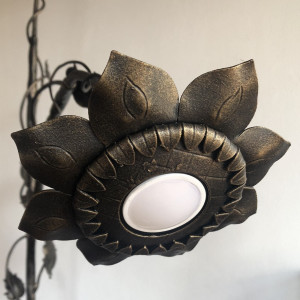 A design wrought iron lamp  - Sunflower