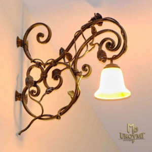 A wrought iron light Rose (SI0602)