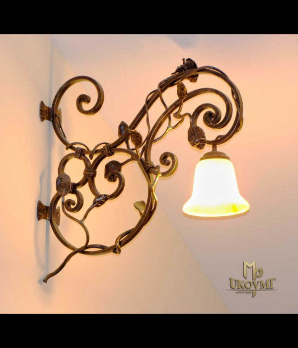 Kované svietidlo RUŽA - interiérová lampa (SI0602)