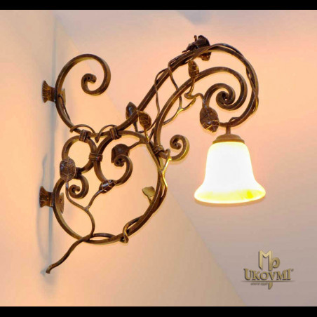 Kované svietidlo RUŽA - interiérová lampa (SI0602)