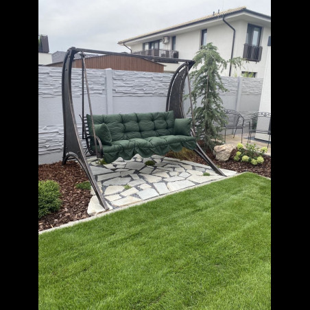 Banquette de jardin en fer forgé