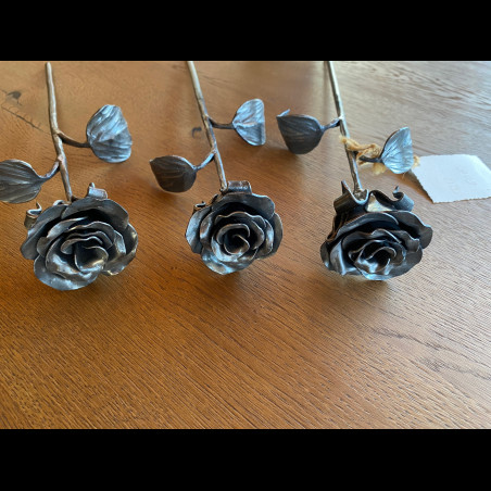 A wrought iron rose