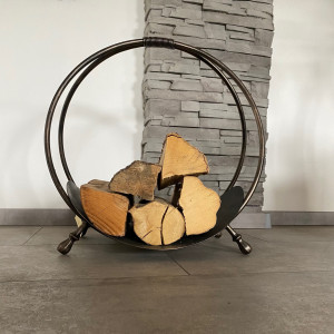 A firewood rack