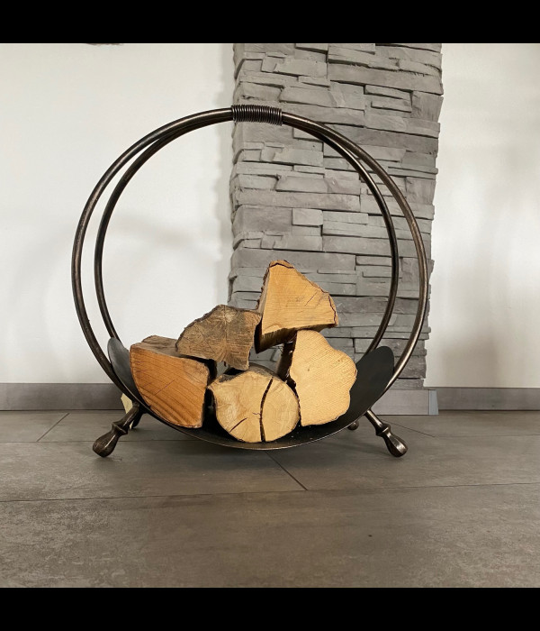 A firewood rack