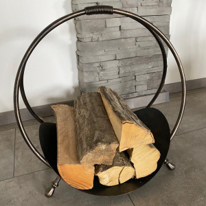 A firewood rack