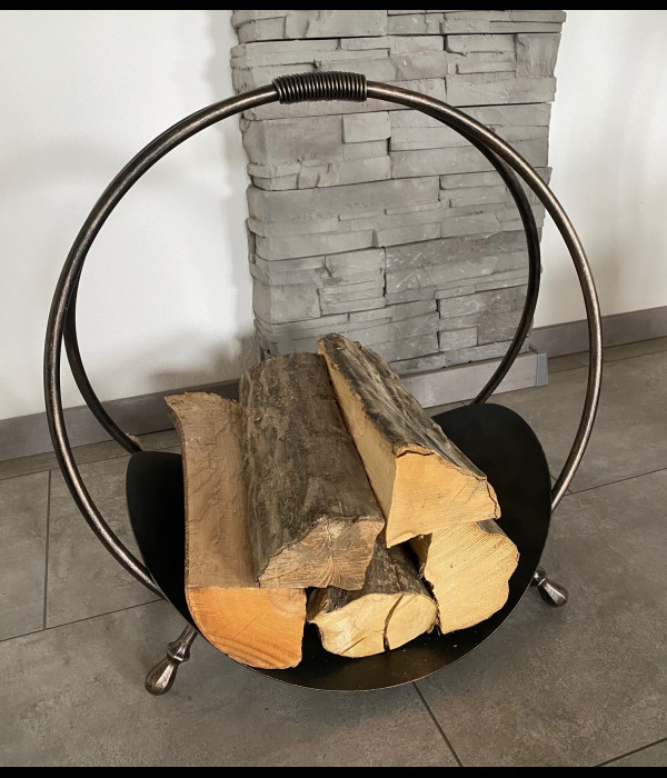 A firewood rack