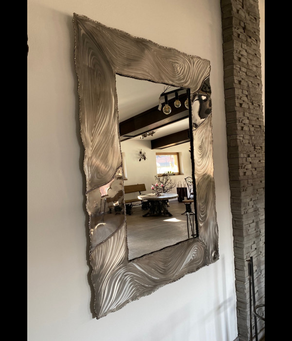 A stainless steel mirror - luxury mirrors