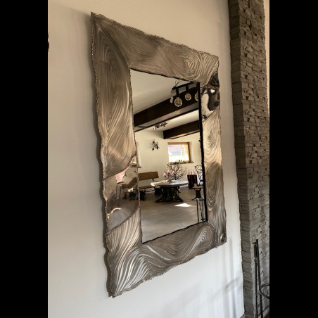 A stainless steel mirror - luxury mirrors