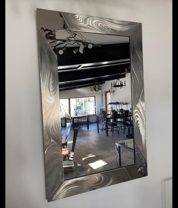 A stainless steel mirror - luxury mirrors