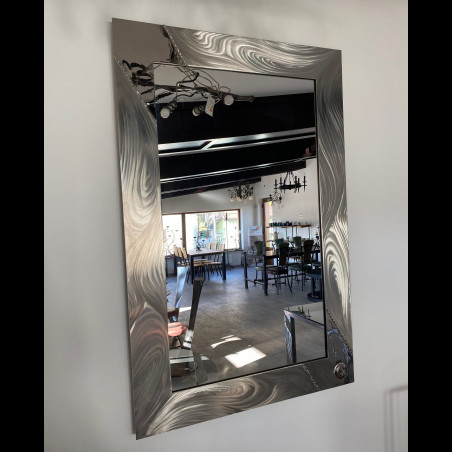 A stainless steel mirror - luxury mirrors