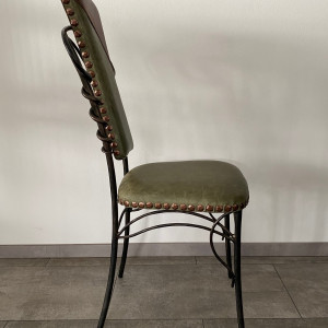 A wrought iron chair - luxury furniture (NBK-21)