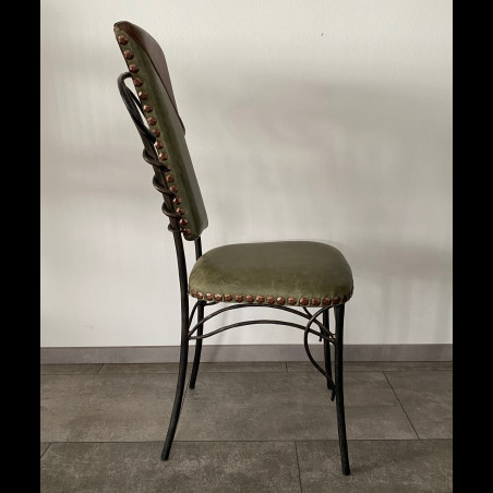 A wrought iron chair - luxury furniture (NBK-21)