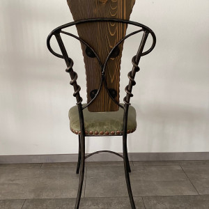 A wrought iron chair - luxury furniture (NBK-21)