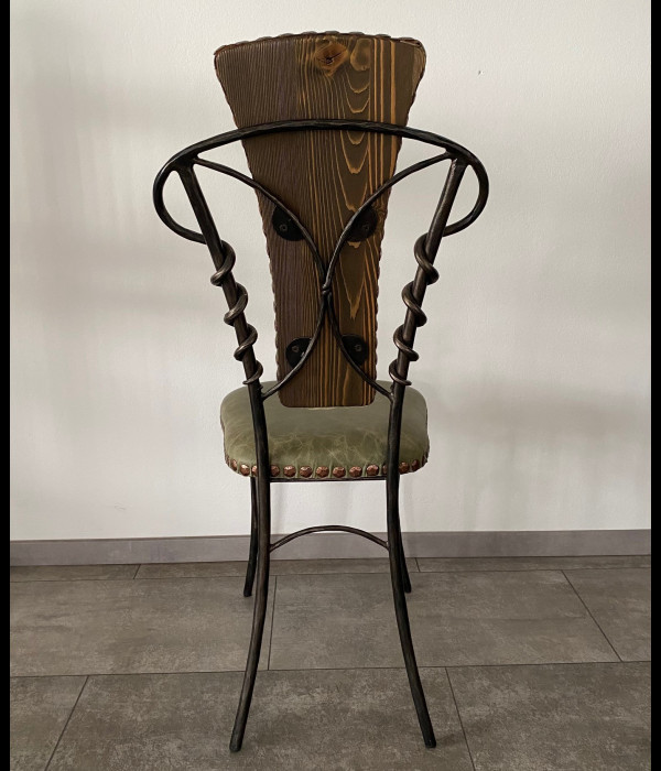 A wrought iron chair - luxury furniture (NBK-21)