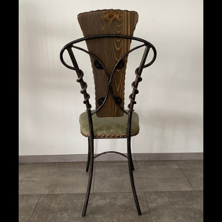 A wrought iron chair - luxury furniture (NBK-21)