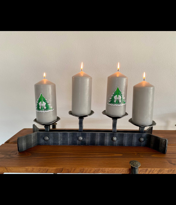 Advent forged candle holder (SV/36)