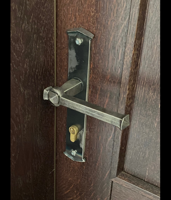 Wrought-iron handles and backplates (DPK-195)