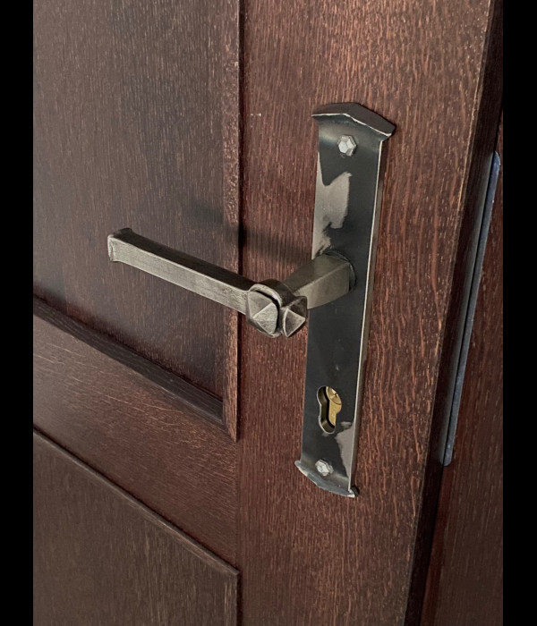 Wrought-iron handles and backplates (DPK-195)