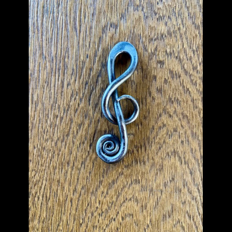 Hand forged treble clef (H-2)