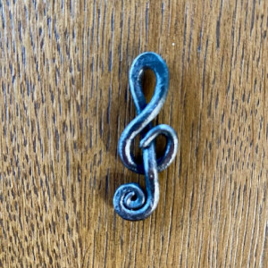 copy of Hand forged treble clef - 4 cm (H-3)