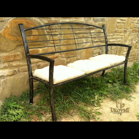 Kovaná lavička - záhradný nábytok (SL-06)