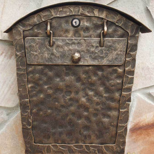A wrought iron letterbox  (DPK-30)