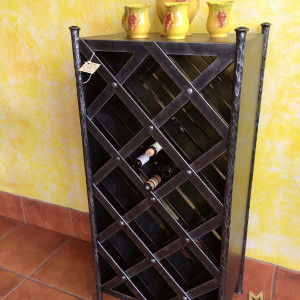 A wrought iron wine cabinet (DPK-50)