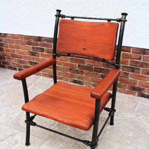 Luxusná kovaná stolička - záhradný nábytok (NBK-10)