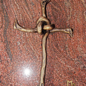 A wrought iron cross  (DPK-300)