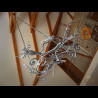 Kovaný luster KOREŇ - interiérové závesné svietidlo (SI0112)