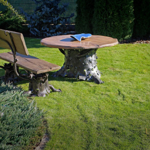 Luxusný kovaný stôl - záhradný nábytok (NBK-58)