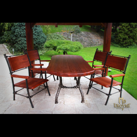 Luxusný kovaný stôl - záhradný nábytok (NBK-106)