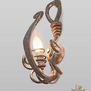 Kované svietidlo KOREŇ - luxusná interiérová lampa (SI0101)