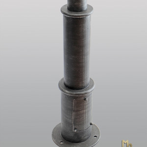 Kované stĺpové svietidlo KLASIK Veľký - exteriérové svietidlo (SE0415)