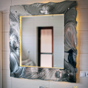 Luxusné zrkadlo - nerezové zrkadlo (NBK-305)