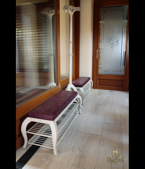 Kovaný botník - luxusný rustikálny nábytok  (NBK-202)