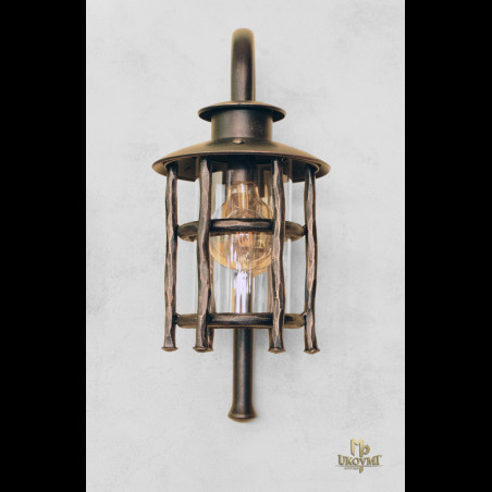 Kované nástenné svietidlo BABIČKA - exteriérová lampa (SE5011)