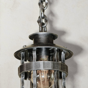 Kované závesné svietidlo HISTORIK - exteriérové svietidlo (SE5022)
