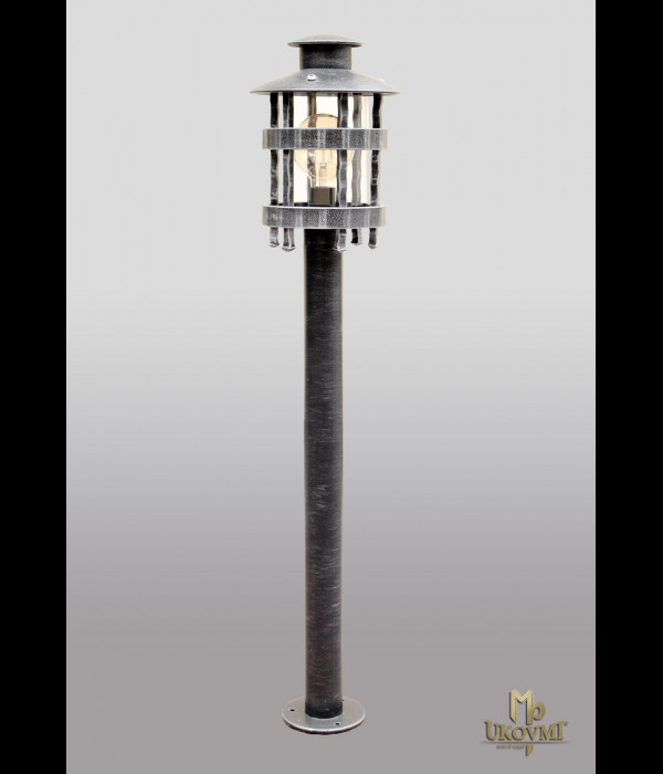 Kované stojanové svietidlo HISTORIK - exteriérové svietidlo - (SE5023)