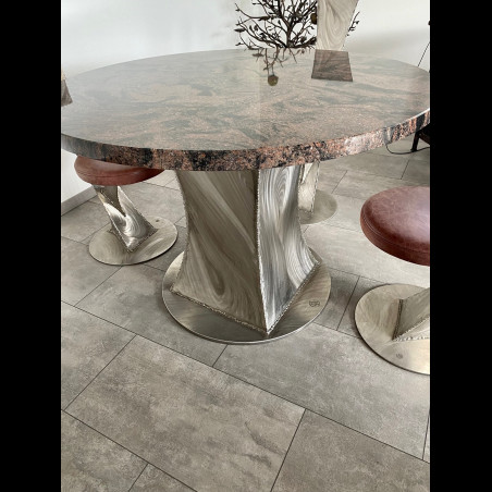 Luxusný nerezový stôl - moderný nábytok (NBK-64)