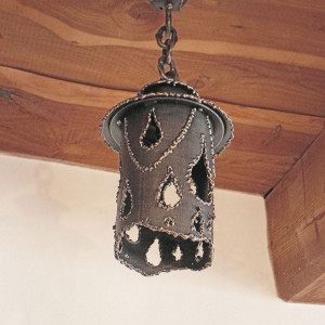 A wrought iron hanging light IDEAL -  (SI0900)