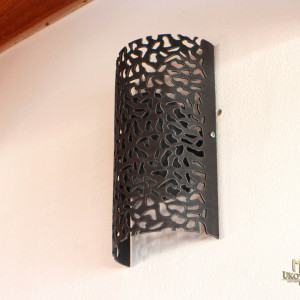 Design forged light shade with a stone pattern – wall shade (LB-78)