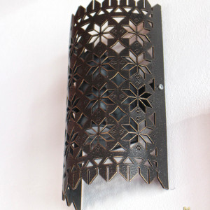 Design forged light shade with lace pattern (LB-79)